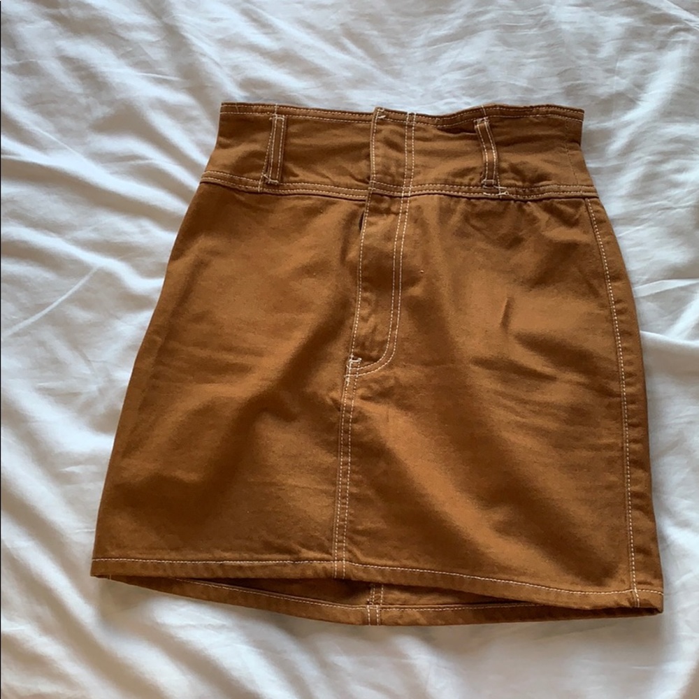 Forever 21 brown jean skirt (S)